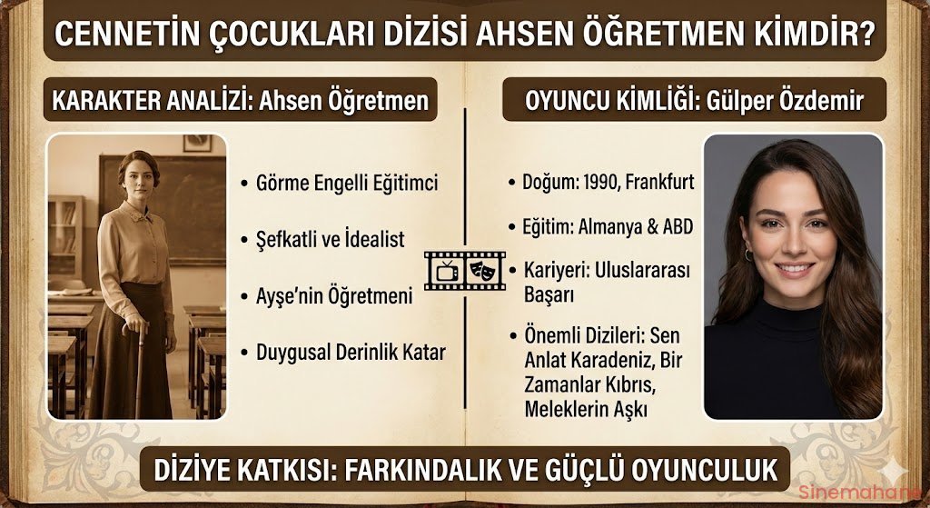 Cennetin Çocukları Dizisi Ahsen Öğretmen Kimdir?