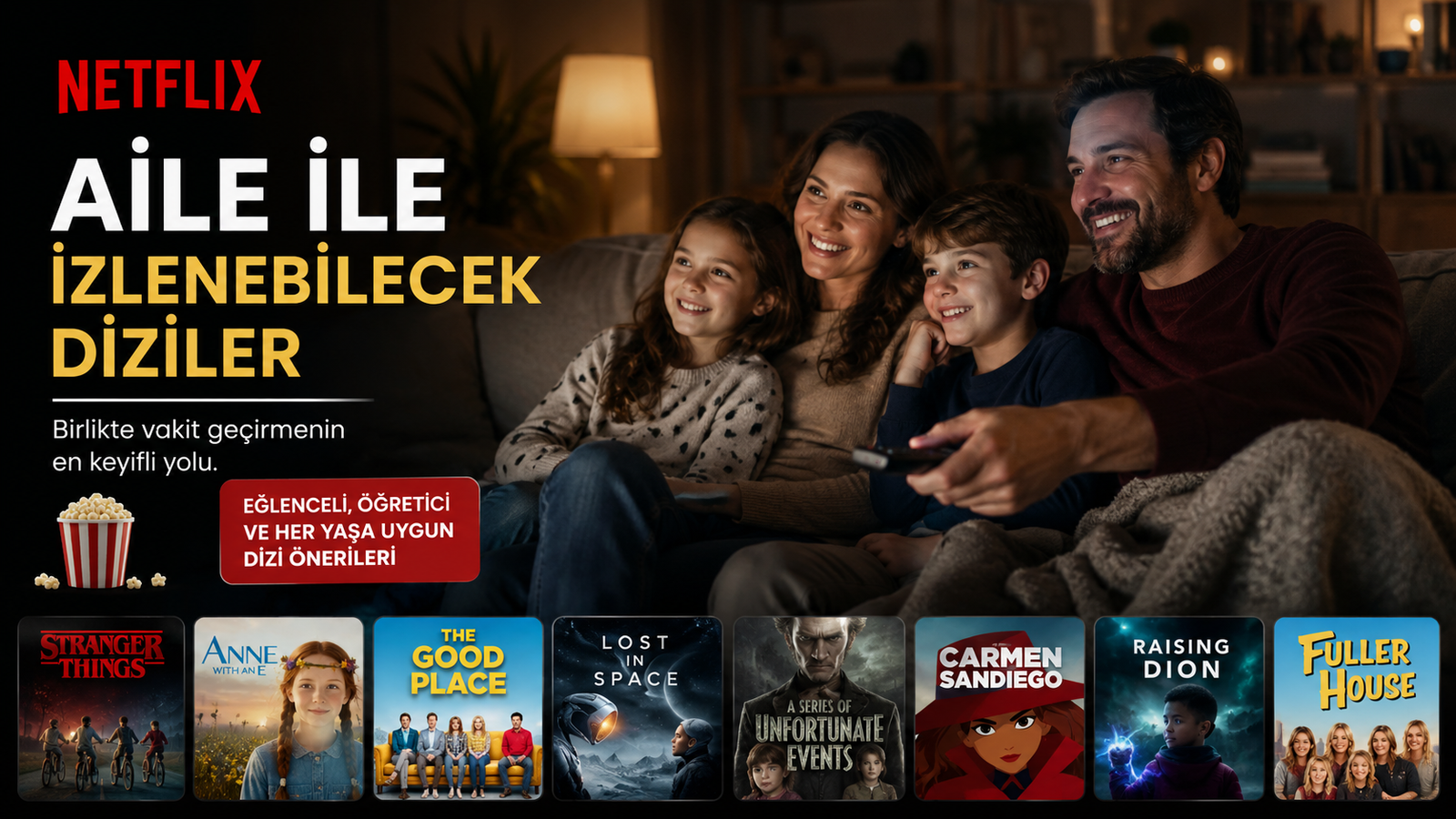 Ailece İzlenecek Netflix Dizileri Keyifli ve Güvenli İzleme Rehberi