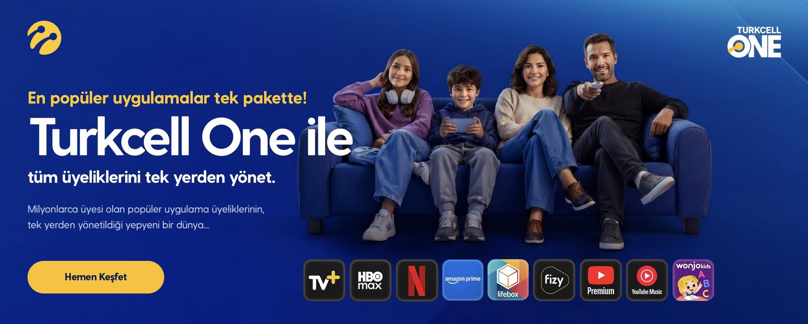 Turkcell One İle Eğlence Dünyasına Adım Atın
