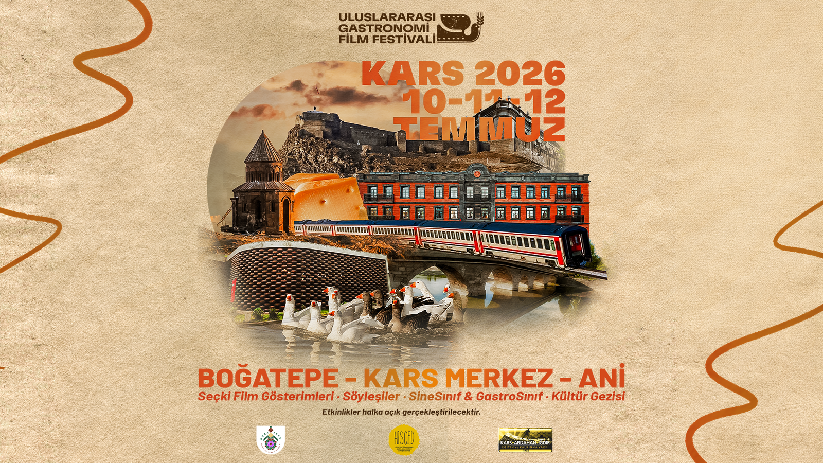 Uluslararası Gastronomi Film Festivali’nin 2026 Kars Programı