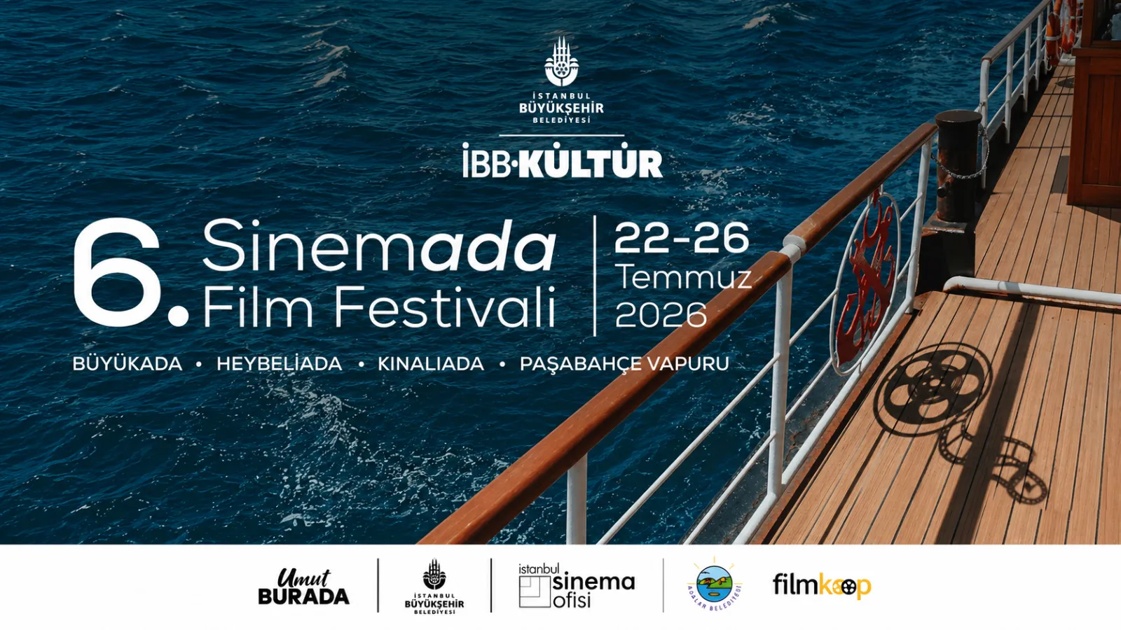 Paşabahçe Vapuru’nda Boğaz Turu Eşliğinde 6. Sinemada Film Festivali Başlıyor